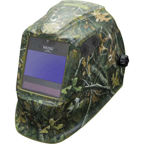 Masque de soudage VIKING 2450 s&eacute;rie ADV White Tail Camo, 3,82" lo x 2,44" la Champ de vision, Teinte 5 - 13 GTA Hardware Inc