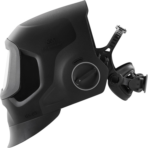 Speedglas G5-03 Pro Black Fixed Front Welding Helmet, 2.8" L x 4.3" W View Area, 2.5/5/8-13 Shade Range, Black GTA Hardware Inc