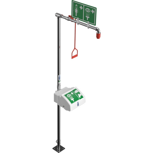 Douche combin&eacute;e avec cuvette ferm&eacute;e en ABS et entr&eacute;e inf&eacute;rieure, Socle GTA Hardware Inc