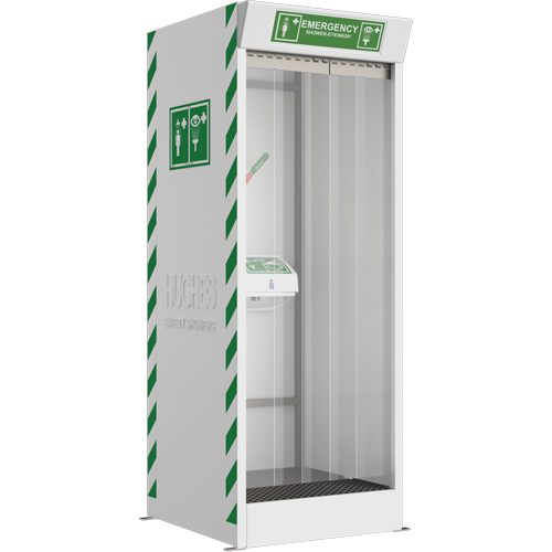 Emergency Cubicle Shower & Covered Eye & Face Wash GTA Hardware Inc