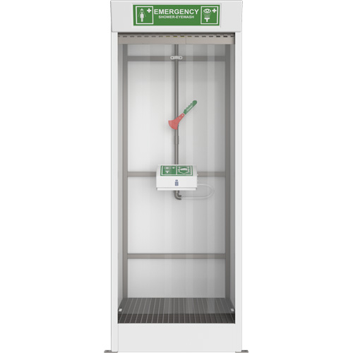 Emergency Cubicle Shower & Covered Eye & Face Wash GTA Hardware Inc