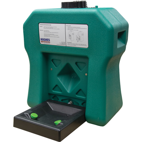 Portable Self-Contained Eyewash Station, Gravity-Fed, 16 gal. Capacity, Meets ANSI Z358.1 GTA Hardware Inc