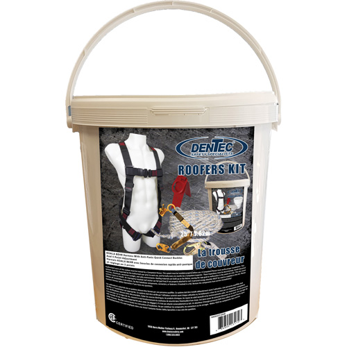 Trousse pour couvreurs Koala Behr avec corde de 25', Certifi&eacute;e CSA, Classe A, Grand/Moyen/T-Grand, Cap. 310 lb GTA Hardware Inc