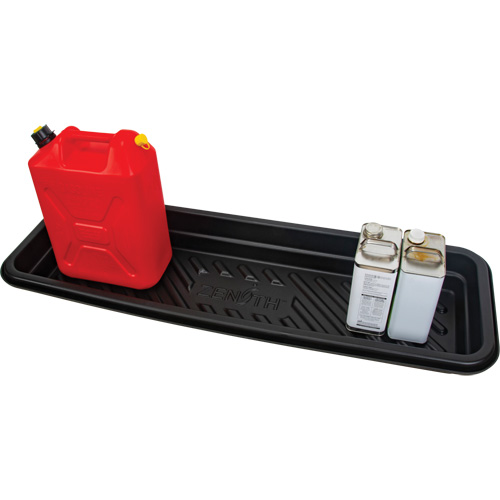 Spill Tray, 12" L x 48" W x 4.5" H, 12 US gal. Spill Capacity GTA Hardware Inc