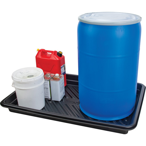 Spill Tray, 30" L x 48" W x 4.5" H, 30 US gal. Spill Capacity GTA Hardware Inc