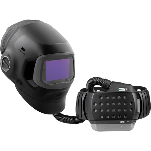Casque de soudage Speedglas G5-03 Pro-Air avec syst&egrave;me de respirateur d'&eacute;puration d'air propuls&eacute; Adflo — filtre autoassombrissant TW, Masque de soudage, Pile Lithium-ion GTA Hardware Inc