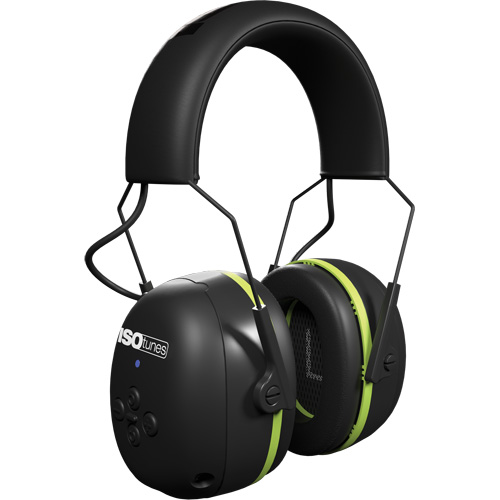 &eacute;couteurs Bluetooth Air Defender noir & vert, Style Bandeau, 24 dB GTA Hardware Inc