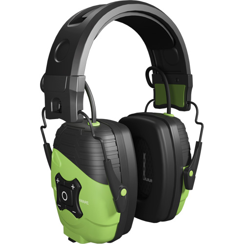 Safety Green Link Aware Bluetooth Earmuffs, Headband Style, 25 dB GTA Hardware Inc