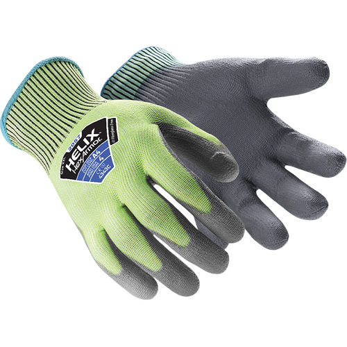 Helix&reg; 2057 Abrasion- & Cut-Resistant Gloves, Size 6/X-Small, 13 Gauge, Polyurethane Coated, HPPE Shell, ASTM ANSI Level A4/EN 388 Level C GTA Hardware Inc
