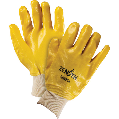 Rough-Finish Chemical-Resistant Gloves, Size 9, 10" L, PVC, Interlock Inner Lining, 47-mil GTA Hardware Inc