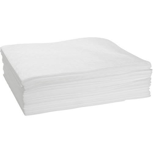 Bonded Sorbent Pad, Oil Only, 15" x 19", 12 gal. Absorbancy GTA Hardware Inc