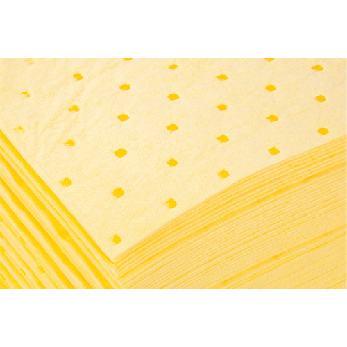 Feuilles absorbantes li&eacute;es, Mati&egrave;res dangereuses, 15" x 19", 8 gal. d'absorption GTA Hardware Inc