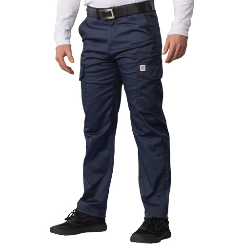 Pantalon cargo Big Flex, Poly-coton/Spandex, Bleu marin, Taille 50, Entrejambe 30 GTA Hardware Inc