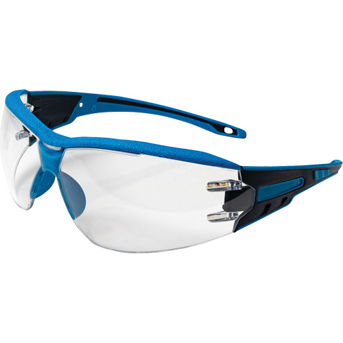 Captain Metal Detectable Rimless Safety Glasses, Clear Lens, Anti-Fog/Anti-Scratch, ANSI Z87+/Meets/Exceeds CSA Z94.3 GTA Hardware Inc
