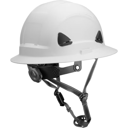 Casque Fibre Metal de style escalade avec bordure compl&egrave;te, R&eacute;pond aux normes CSA type 2, Suspension Rochet, Non ventil&eacute; GTA Hardware Inc