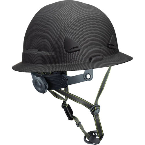 Fibre Metal Climbing Style Helmet with Full Brim, Meets CSA Type 2, Ratchet Suspension, Non-Vented GTA Hardware Inc