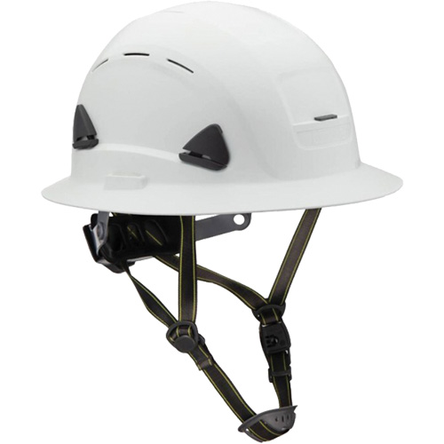 Casque Fibre Metal de style escalade avec bordure compl&egrave;te, R&eacute;pond aux normes CSA type 2, Suspension Rochet, Ventil&eacute; GTA Hardware Inc