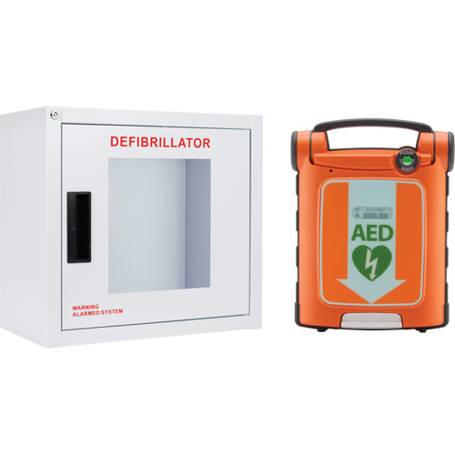 Powerheart&reg; G5 AED & Cabinet Kit, Automatic, Bilingual, Class 3 GTA Hardware Inc