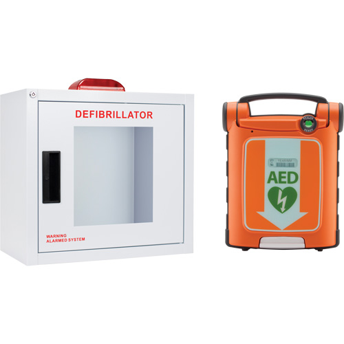 Powerheart&reg; G5 AED & Cabinet Kit, Semi-Automatic, Bilingual, Class 3 GTA Hardware Inc