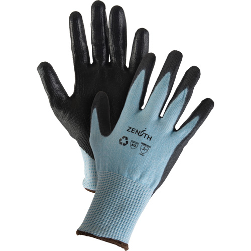 Gants &eacute;lastiques &eacute;cologiques r&eacute;sistants &agrave; la coupe, Taille 9, Calibre 13, Rev&ecirc;tement Polyur&eacute;thane, Enveloppe en PEHP/rPET, ASTM ANSI niveau A3 GTA Hardware Inc