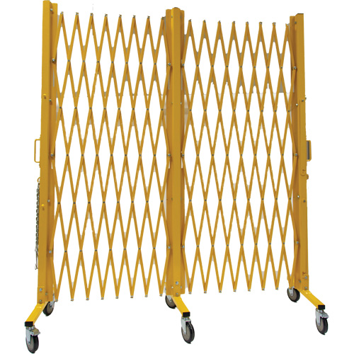 Barri&egrave;re extensible, 84" h x 20' lo, Jaune GTA Hardware Inc