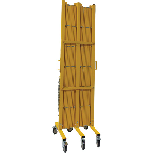 Barri&egrave;re extensible, 84" h x 20' lo, Jaune GTA Hardware Inc