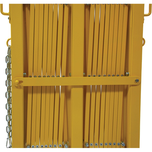 Barri&egrave;re extensible, 84" h x 20' lo, Jaune GTA Hardware Inc