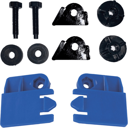 Jeu d'adaptateurs A4 bleu pour casques &agrave; fentes GTA Hardware Inc