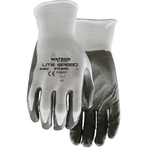 Gants 389 Stealth Lite Speed, T-petit, R&ecirc;vetement Nitrile, Enveloppe en Polyester GTA Hardware Inc