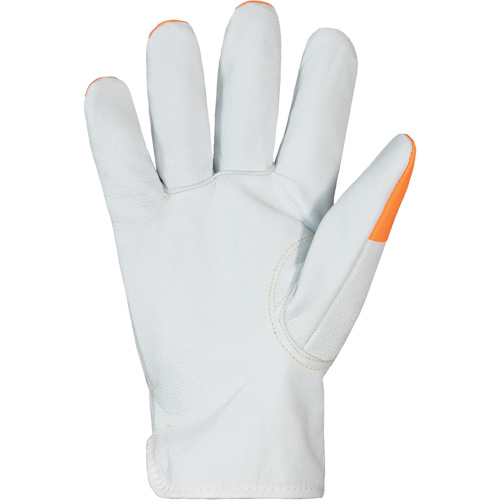 Gants haute visibilit&eacute; r&eacute;sistants &agrave; la coupe Endura Pro, Taille T-Grand, Enveloppe en Cuir de vache, ASTM ANSI niveau A6 GTA Hardware Inc