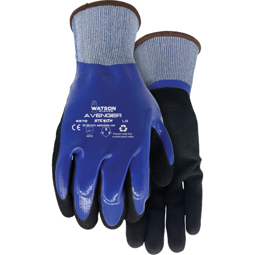 Gants Stealth Avenger 372, Petit, R&ecirc;vetement Nitrile, Calibre 15, Enveloppe en rPET GTA Hardware Inc