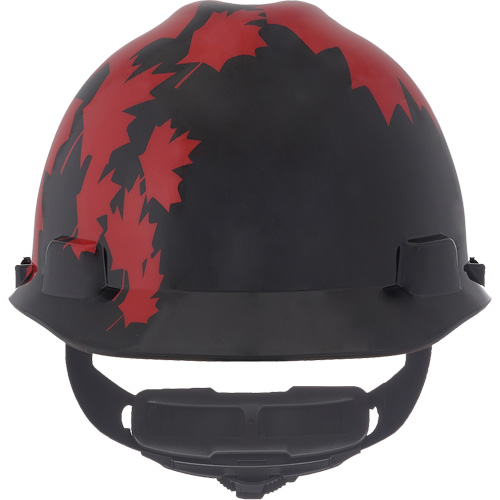 Casque sp&eacute;cialis&eacute; V-Gard, Suspension Rochet, Noir/Rouge GTA Hardware Inc