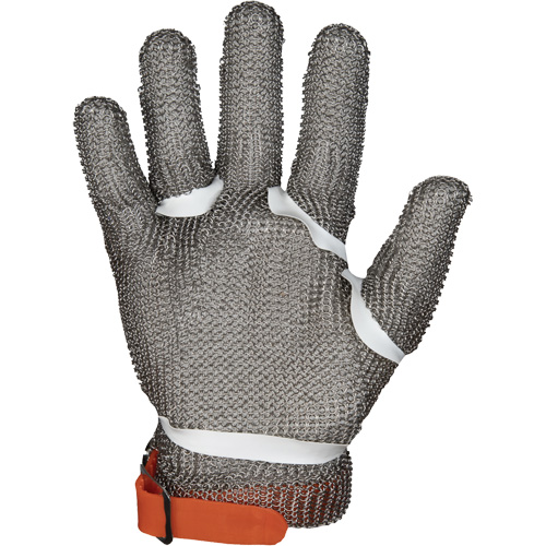 Gants en maille m&eacute;tallique MMG conformes aux normes alimentaires, Taille 2T-petit, Enveloppe en Acier inoxydable, ASTM ANSI niveau A9 GTA Hardware Inc