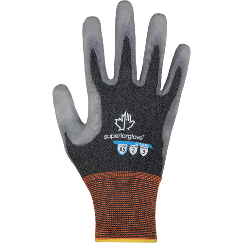 Dexterity Pro S21TAXRPU Cut Protection Gloves, Size 11, 21 Gauge, Polyurethane Coated, Nylon/TenActiv Shell, ASTM ANSI Level A5 GTA Hardware Inc