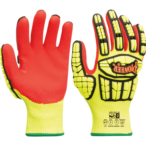 Gants r&eacute;sistant aux coupures et chocs, Petit, Paume en Synth&eacute;tique, Poignet Poignet en tricot GTA Hardware Inc