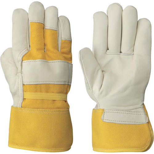 Women's Insulated Cow Grain Gloves, One Size, Grain Cowhide Palm, Fleece Inner Lining GTA Hardware Inc