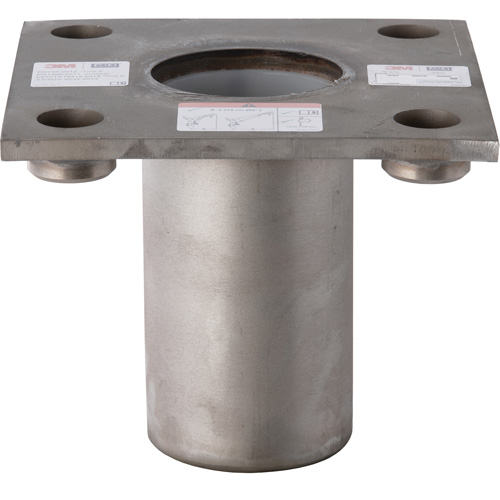 Base d'insertion principale en acier inoxydable avec plaque sup&eacute;rieure pour espace clos DBI-SALA GTA Hardware Inc