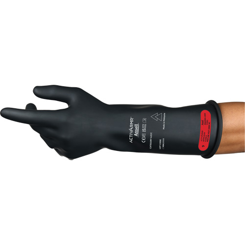 ActivArmr&reg; RIG R014BUL Ultra-Lightweight Electrical Insulated Gloves, ASTM Class 0, Size 7, 14" L GTA Hardware Inc