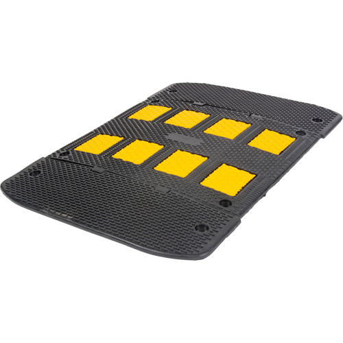 Bosse de d&eacute;c&eacute;l&eacute;ration avec embouts d'extr&eacute;mit&eacute;s, Caoutchouc, 3' lo x 40" la x 2" h GTA Hardware Inc