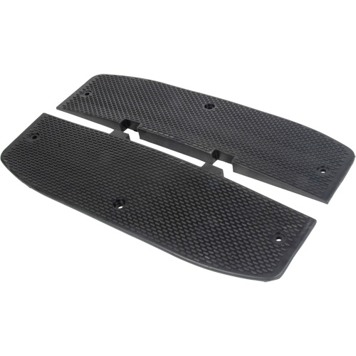 Embouts d'extr&eacute;mit&eacute;s pour bosse de d&eacute;c&eacute;l&eacute;ration, Caoutchouc, 2' lo x 16" la x 1-1/4" h GTA Hardware Inc
