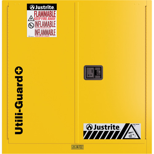 Armoire de s&eacute;curit&eacute; pour produits inflammables Utili-Guard+, 30 gal., 1 Porte(s), 43" La x 44" h x 22" p GTA Hardware Inc