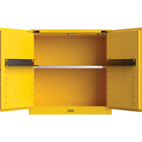 Armoire de s&eacute;curit&eacute; pour produits inflammables Utili-Guard+, 30 gal., 1 Porte(s), 43" La x 44" h x 22" p GTA Hardware Inc