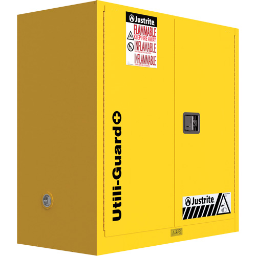 Armoire de s&eacute;curit&eacute; pour produits inflammables Utili-Guard+, 30 gal., 1 Porte(s), 43" La x 44" h x 22" p GTA Hardware Inc
