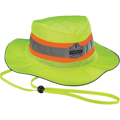 GloWear 8935 Ranger Sun Hat, 2X-Large/3X-Large, High Visibility Lime-Yellow, Polyester GTA Hardware Inc