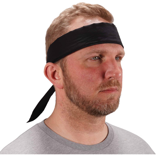 Bandeau de refroidissement Chill-Its 6702 avec polym&egrave;res int&eacute;gr&eacute;s et fermeture &agrave; nouer, Noir GTA Hardware Inc