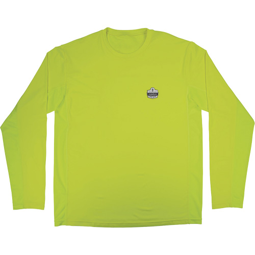 Chemise de refroidissement &agrave; manches longues avec protection solaire et UV Chill-Its 6689, Jaune lime haute visibilit&eacute;, Petit GTA Hardware Inc