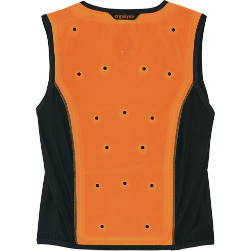 Chill-Its 6685 Dry Evaporative Cooling Vest with Zipper Closure, 4X-Large, Orange GTA Hardware Inc