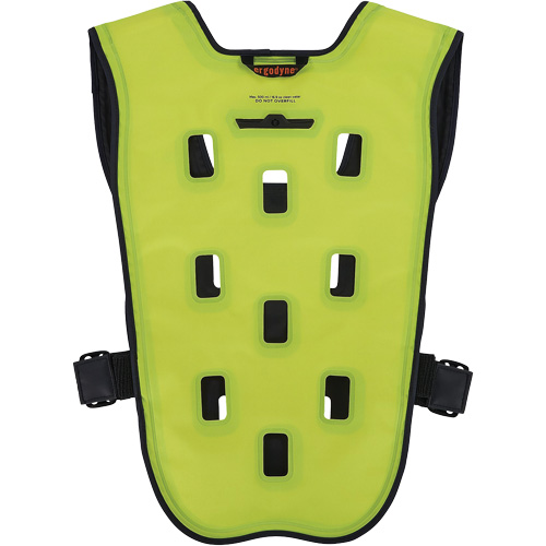 Chill-Its 6685 Dry Evaporative Cooling Vest with Zipper Closure, Small/Medium, High Visibility Lime-Yellow GTA Hardware Inc