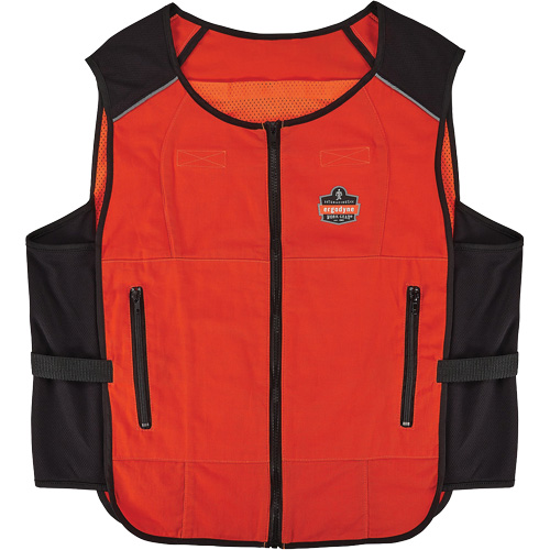 Veste de refroidissement &agrave; changement de phase l&eacute;g&egrave;re Chill-Its 6255 (veste seulement), Grand/T-Grand, Orange GTA Hardware Inc
