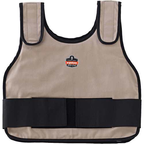 Chill-Its 6230 Standard Phase Change Cooling Vest with Rechargeable Packs, Small/Medium, Khaki GTA Hardware Inc